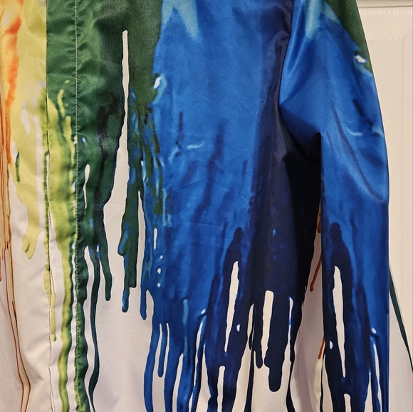 Ding Ge Fu Shi paint drip button up shirt size XL - Picture 4 of 13